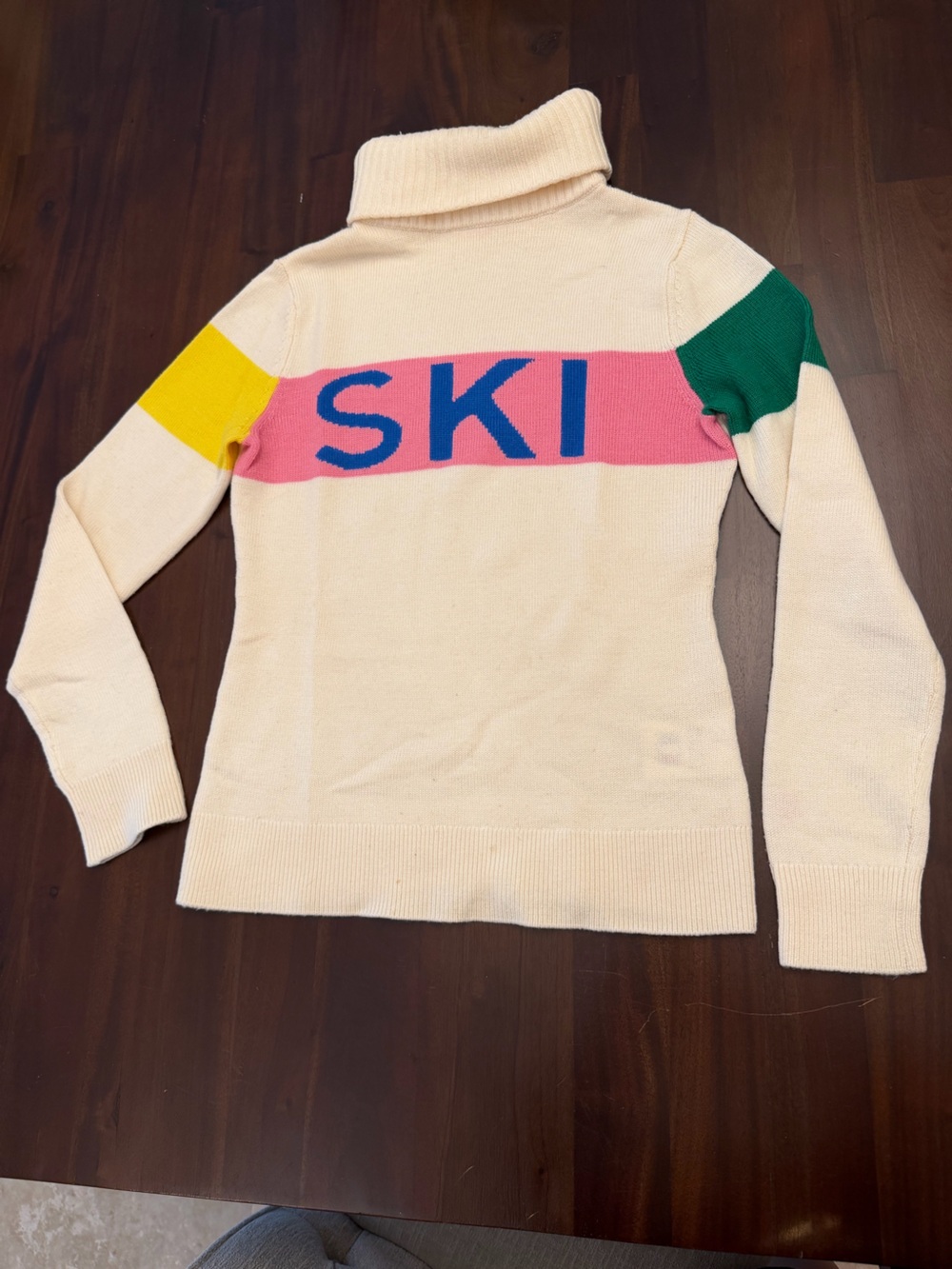 Perfect Moment Ski Sweater II Wool Colorblock Turtleneck - Picture 7 of 10